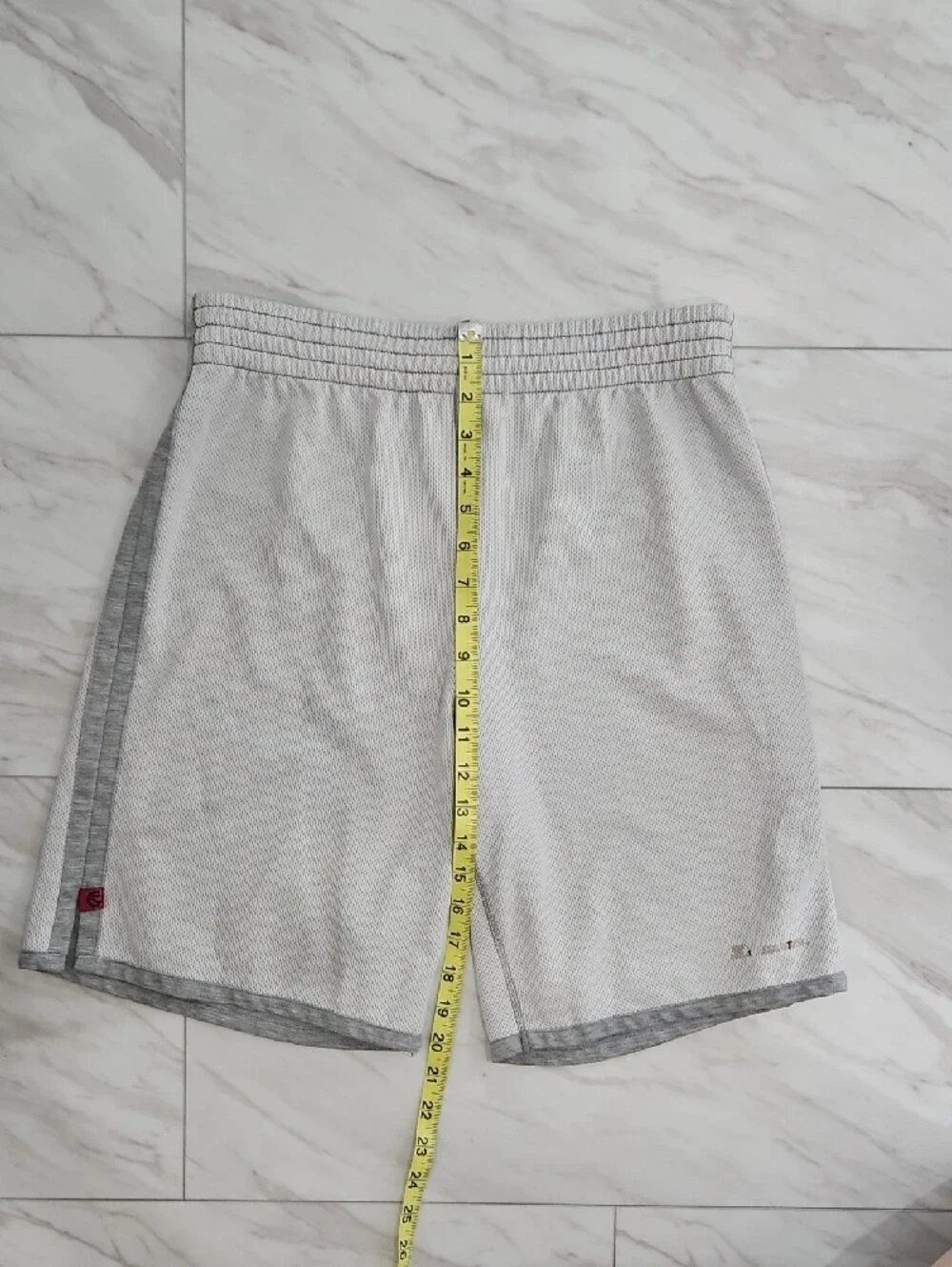 Men's Grey Athletic Drawstring Shorts